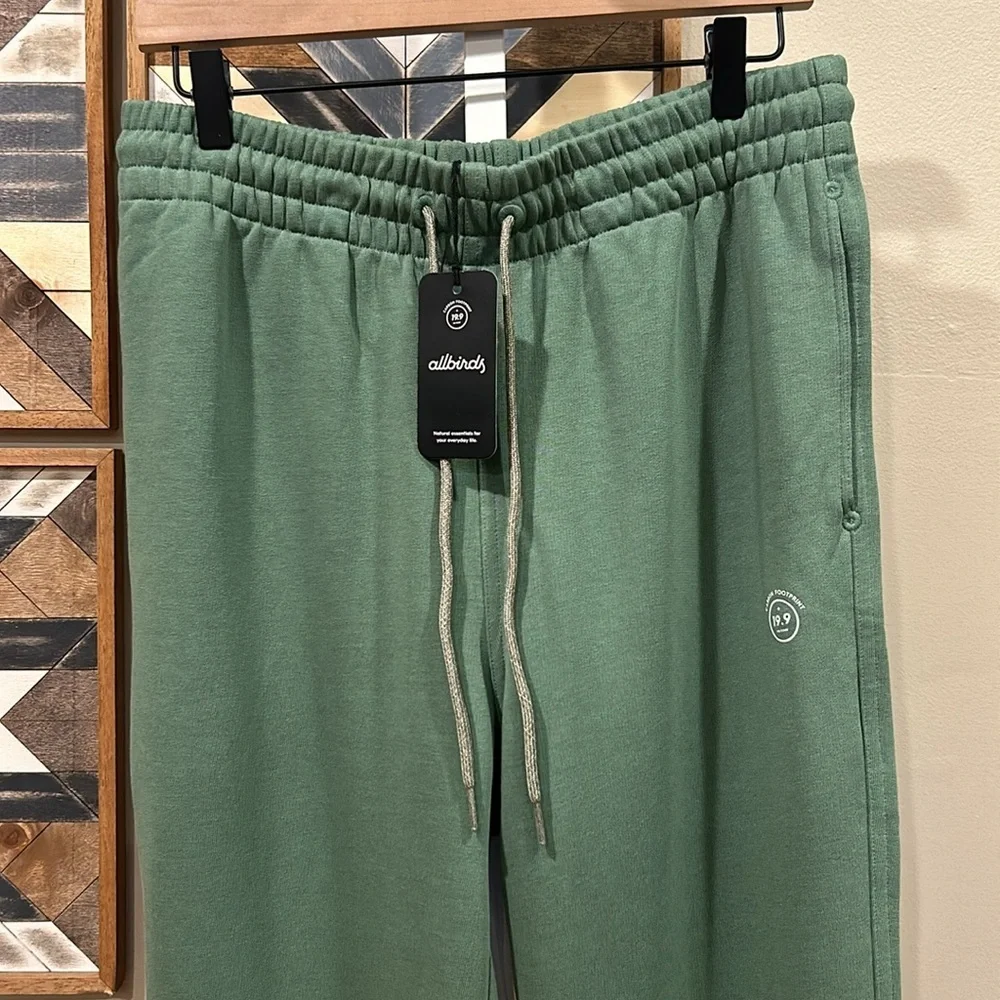 Allbirds R&R Sweatpants Joggers Hazy Cargo Green Large NWT - Picture 2 of 7